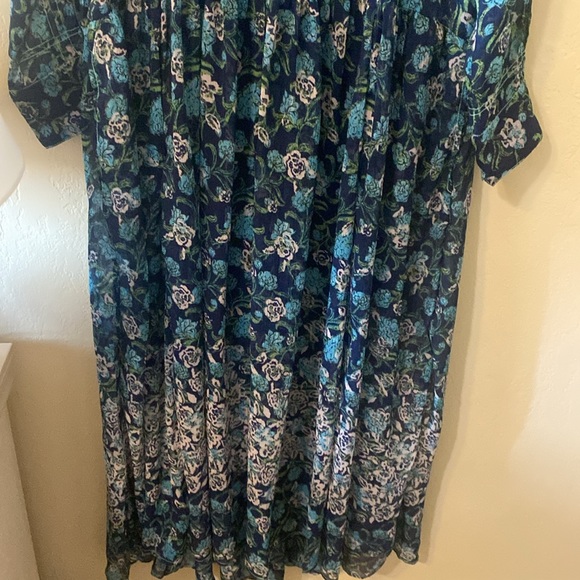 Free People Women’s  See it Through Blue Maxi Dress ( multiple Small / Large) - Picture 10 of 15